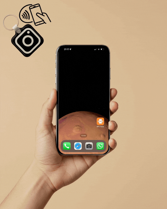 Instagram Nfc Business Card Keyring