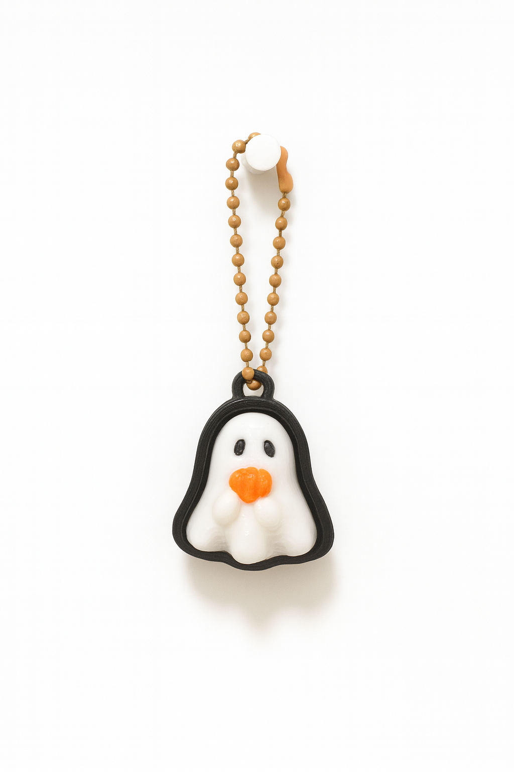 Halloween Clicker Keychain – Pumpkin & Ghost Charms