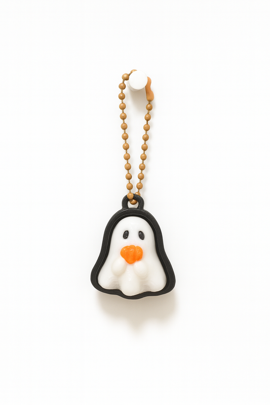 Halloween Clicker Keychain – Pumpkin & Ghost Charms
