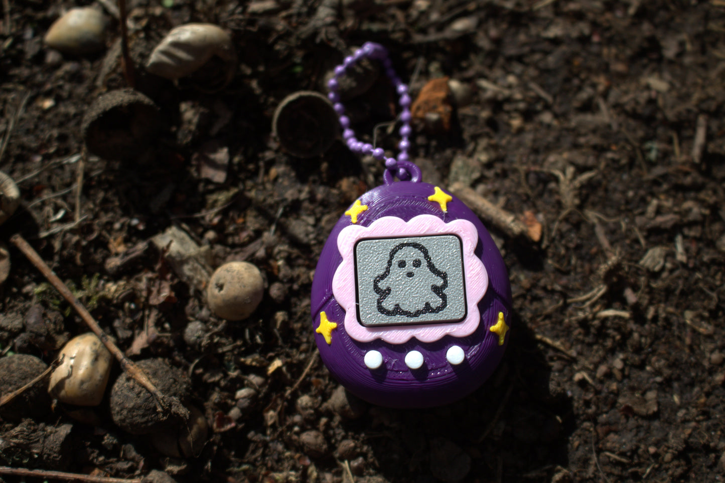 👻 Ghost Virtual Pet Keychain