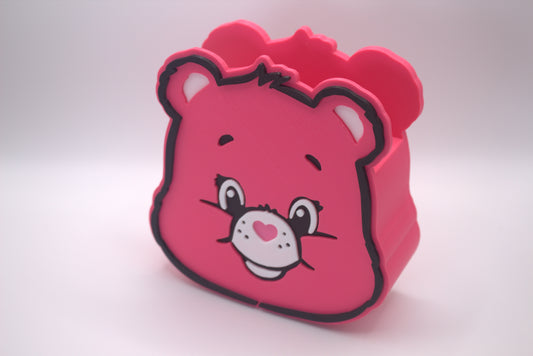 Cute Pink Bear Pen Holder – Kids Room and Desk Decoration
