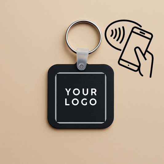 <img src="custom-logo-nfc-keychain.jpg" alt="Custom Logo NFC Keychain for Trade Shows and Events">